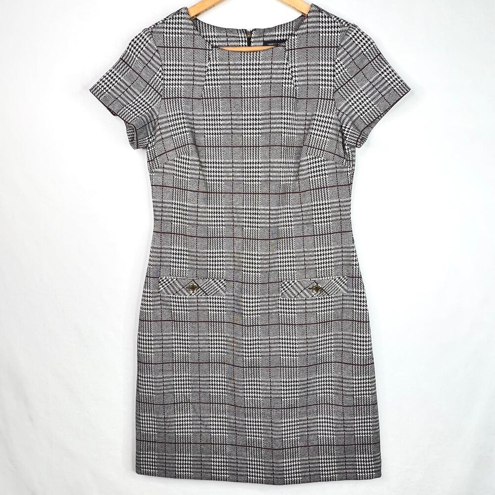 Tommy Hilfiger Plaid Sheath Dress Size 4